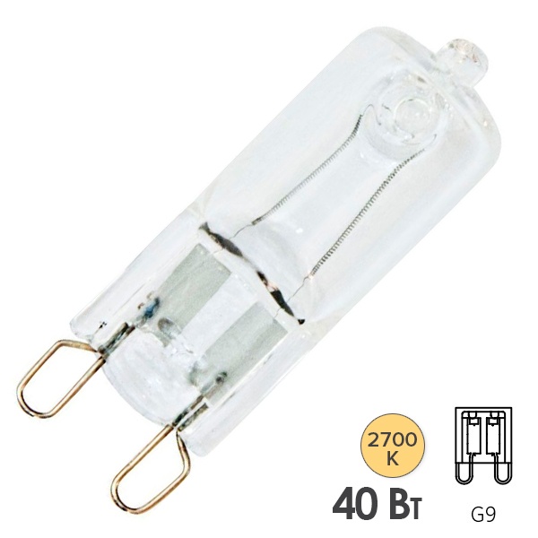 Лампа галогенная Feron HB9/JCD9 JCD 40W 230V G9