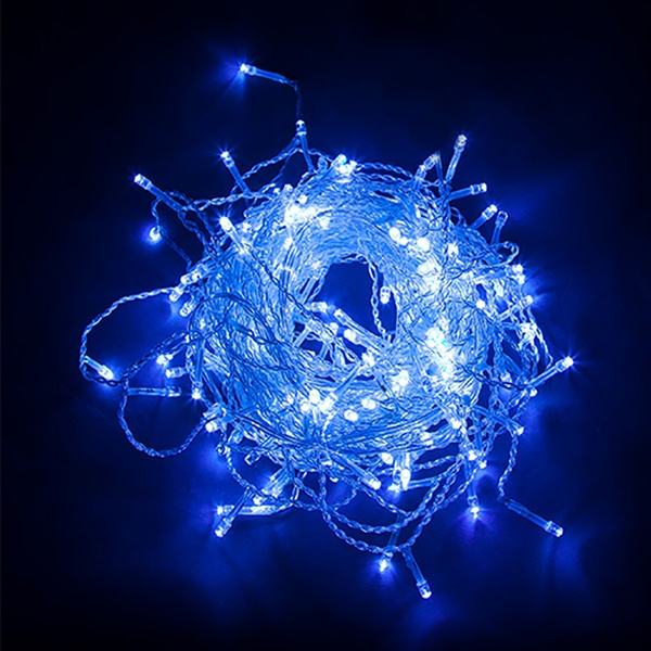 Светодиодная гирлянда Feron CL22 бахрома 4,5мх0,7м + 3м 230V синий c питанием от сети