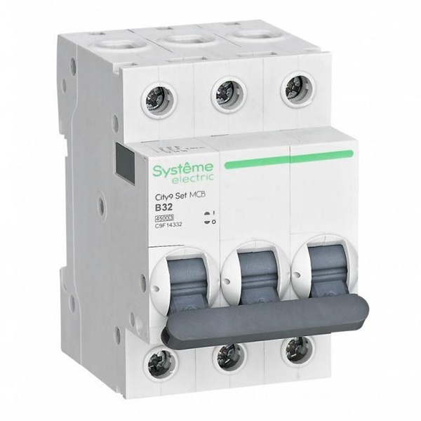 Автоматический выключатель City9 Set 32А В 3П 4,5кА Systeme Electric (автомат электрический)
