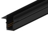 Шинопровод для низковольтных трековых светильников, черный, 1м, встраиваемый CABM1001