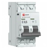 Автоматический выключатель 2P 0,5А (C) 6кА ВА 47-63N EKF PROxima (автомат электрический)