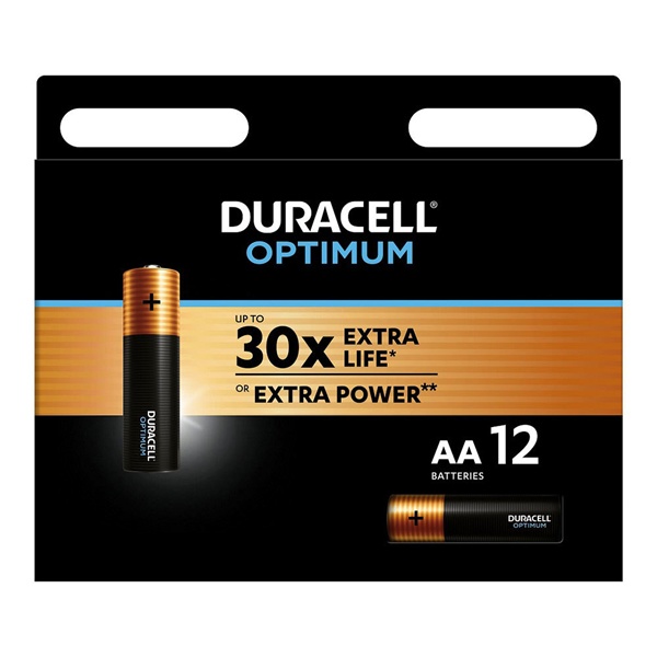 Батарейка AA Duracell LR6 Optimum MN1500 (упаковка 12шт)