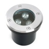 Светодиодный светильник тротуарный SP2801 3W 4000К AC12-24V D100xH80mm, внутренний диаметр 70mm IP67