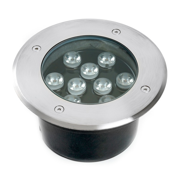 Светодиодный светильник тротуарный SP2803 10W 4000К AC12V D160xH90mm внутренний диаметр 110mm IP67