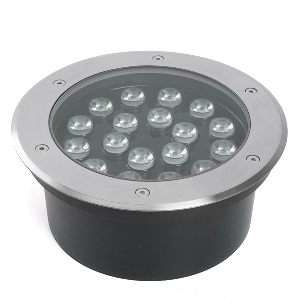 Светодиодный светильник тротуарный SP2804 20W 3000К AC12V D200xH90mm внутренний диаметр 170mm IP67