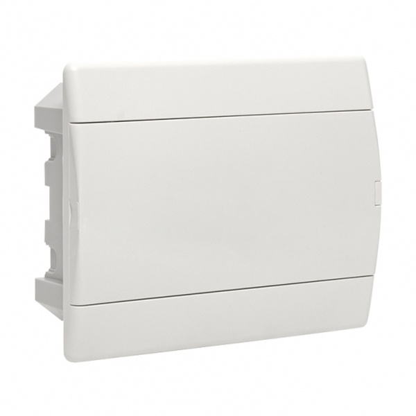 Щит распределительный встраиваемый ЩРВ-П-12 пластиковый 12м (1х12) белая дверца IP41 EKF Basic