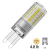 Лампа светодиодная Osram P PIN 50 4.8W/827 (50W) 230V G9 CL 600Lm d18x59mm теплый свет