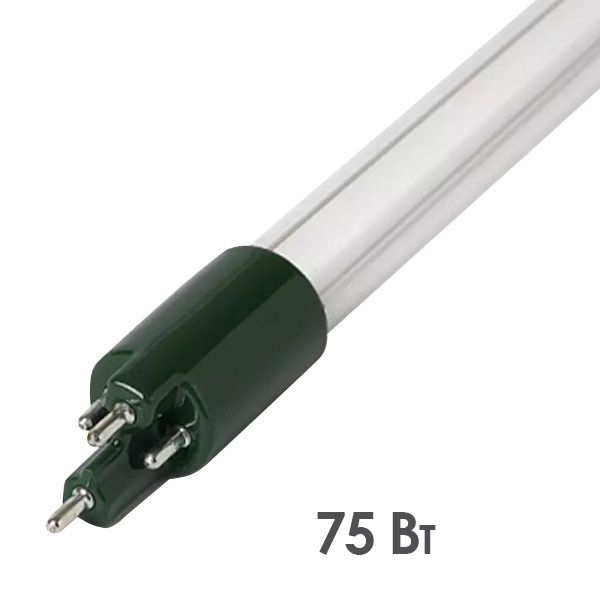 Лампа бактерицидная LightBest GPH 846T5L/U 75W 0.8A специальная безозоновая (UV-C Tech 75000)