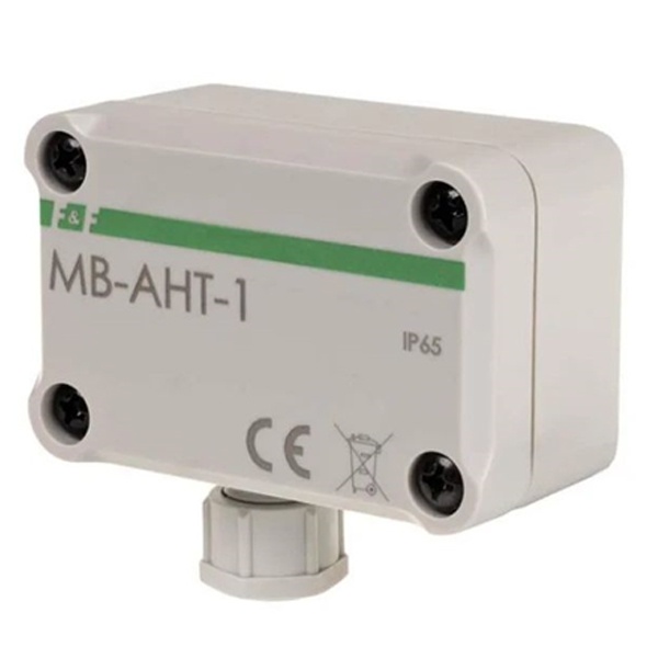 Датчик влажности и температуры MB-AHT-1, 0-100%RH/-40…+70C°, RS-485, Modbus RTU, накладной монтаж