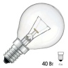 Лампа накаливания шарик ДШ 40W 230V E14 прозрачная (8109005)