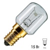 Лампа для духовых шкафов T25 15W 230V E14 300°С прозрачная Favor