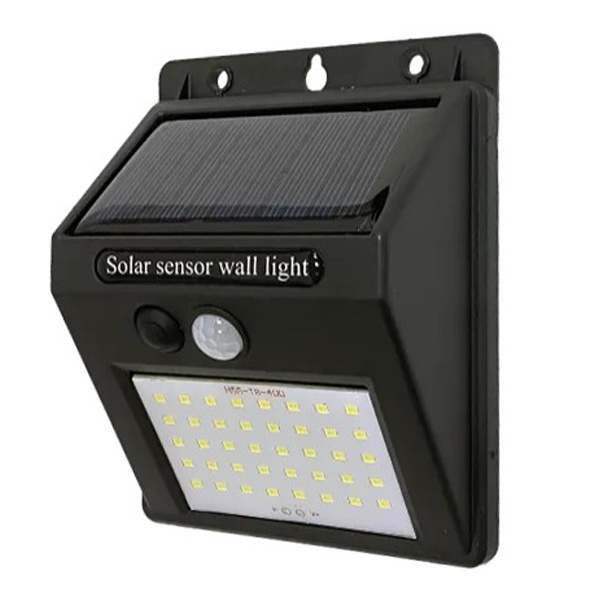 Светильник фасадный FL-LED 3D-WALL 10W 6500K 140Lm IP55 с датчиком движения, на солнечной батарее