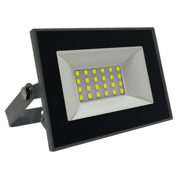 Прожектор светодиодный FL-LED Light-PAD 30W 220V желтый IP65 серый корпус Foton