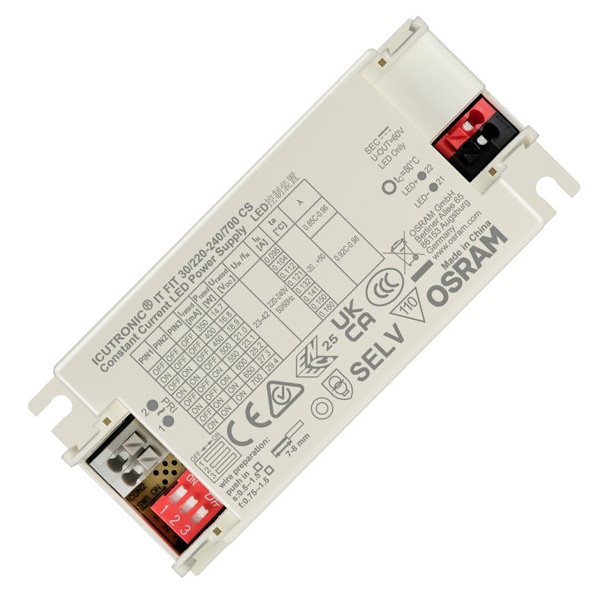LED драйвер IT FIT 30/220-240/700 CS 8-29,4W 23-42V 350-700mA DIP-переключатель Osram