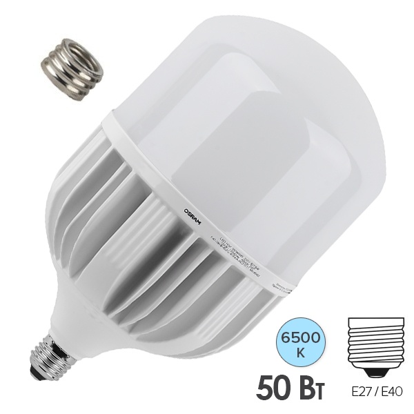 Лампа светодиодная LED HW 50SW/865 6500K 230V E27-E40 5000lm d138x224mm Osram