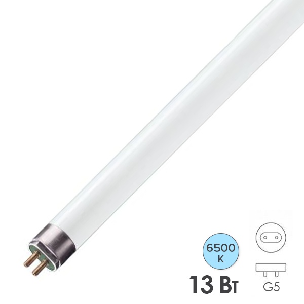 Люминесцентная линейная лампа T5 TL Mini 13W/765 6500K G5 Philips