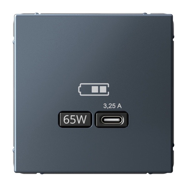 Зарядка USB ArtGallery тип-C 65Вт QC PD грифель Systeme Electric