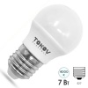 Лампа светодиодная шарик G45 7W 4000K 176-264V E27 белый свет TOKOV ELECTRIC