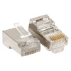 Коннектор RJ-45 TERACOM PRO экранированный FTP 8P8C 30мкд Cat.5E универсальный (упаковка 20шт) EKF