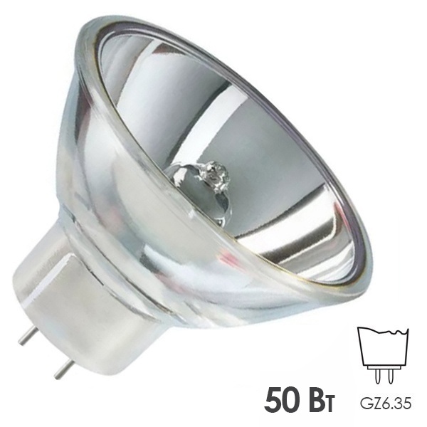 Лампа специальная галогенная LightBest LBH 9098 50W GZ6.35 8V (аналог Osram 64607)