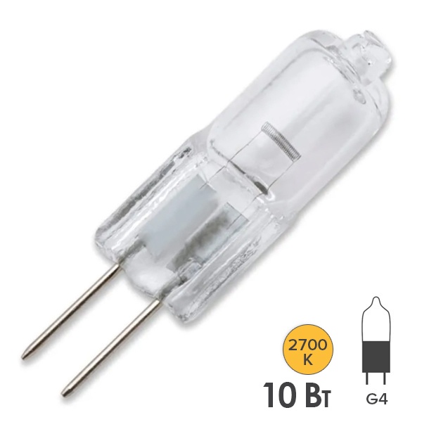 Лампа галогенная LightBest LBH 9063 10W G4 6V (аналог Osram 64410 S)