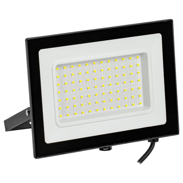 Прожектор светодиодный LED СДО 06-100 100W 4000K 8000Lm IP65 черный IEK