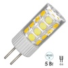 Лампа светодиодная LED CORN капсула 5W 12V 4000К G4 керамика IEK