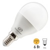 Лампа светодиодная шарик RS LED G45 6W 2700К 220V E14 600Lm тепло-белый свет Русский Свет