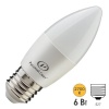 Лампа светодиодная свеча RS LED C37 6W 2700K 220V E27 600Lm теплый белый свет Русский Свет