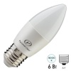 Лампа светодиодная свеча RS LED C37 6W 4000K 220V E27 600Lm белый свет Русский Свет