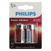 Батарейка С/LR14 алкалиновая LR14P2B/51 Power Philips (упаковка 2 шт)