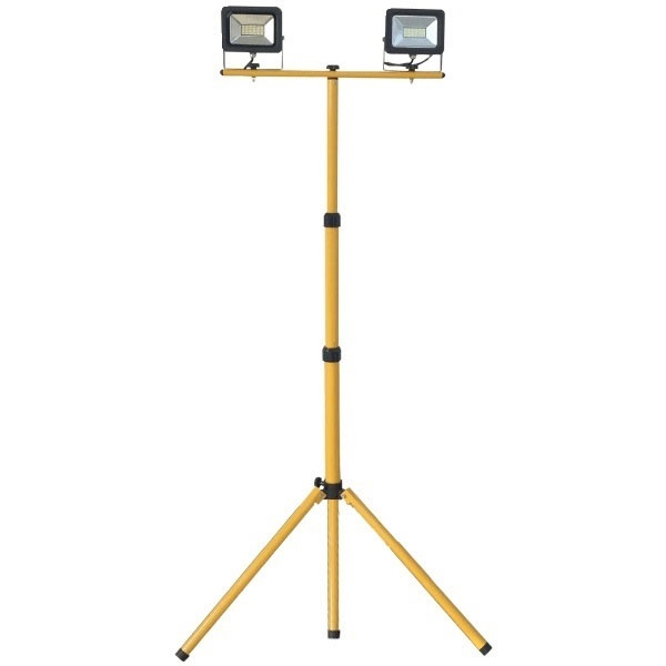 Два светодиодных прожектора на стойке FL-LED Light-PAD Stand 2x20W 4200К 220V 4000Lm Grey Foton