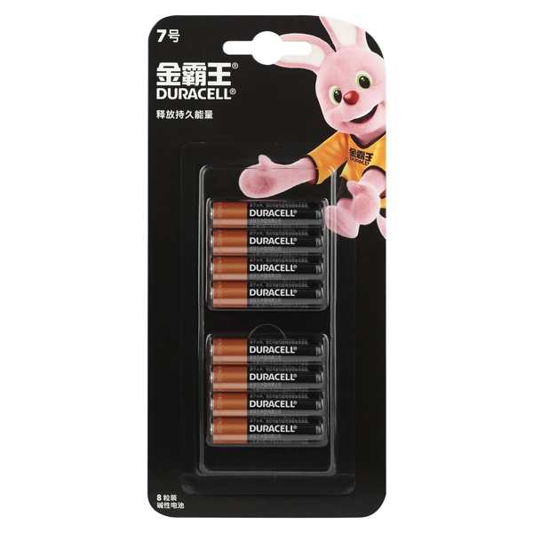 Батарейка Duracell AAA LR03 Basic MN2400 1,5V алкалиновая (упаковка 8 шт) (CN) 05000394206854