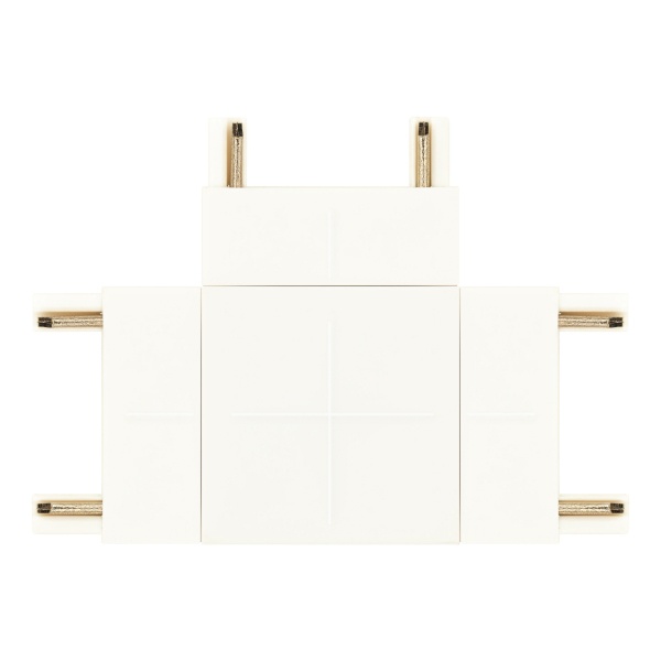 Коннектор ЭРА TRM-S5-CT WH Т-образный белый для тонкого магнитного шинопровода TRM-S5