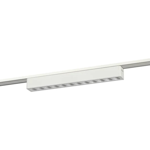 Магнитный трековый светильник ЭРА TRM-S5-2-12W4K-WH 12W 4000K 48V белый для тонкой системы