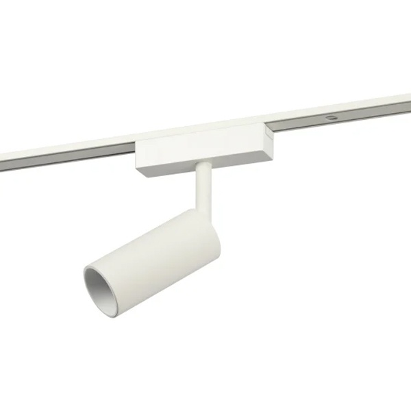 Магнитный трековый светильник спот ЭРА TRM-S5-3-12W4K-WH 12W 4000K 48V белый для тонкой системы