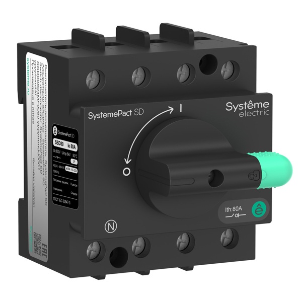Выключатель-разъединитель SE SystemePact SD80 4P 80A