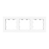 Рамка 3-местная EKF Эпика белый