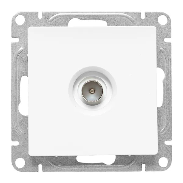 Механизм розетки EKF простой TV 5-862МГц Эпика белый