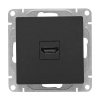 Механизм розетки EKF HDMI Эпика черный