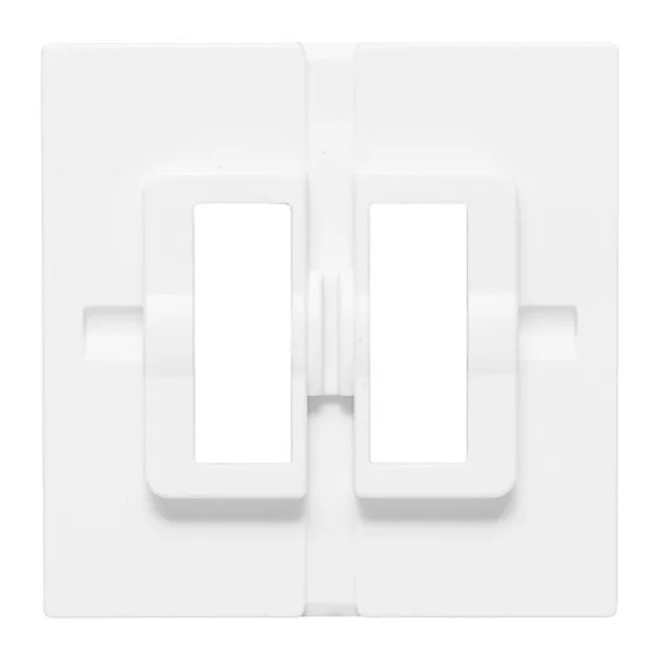 Пластина EKF переходная для 1 или 2х клавишного выключателя IP44 Эпика белый