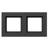 Рамка 2-местная EKF IP44 Эпика черный