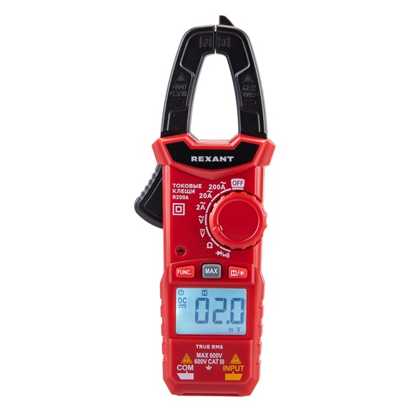 Токовые клещи Rexant R200A