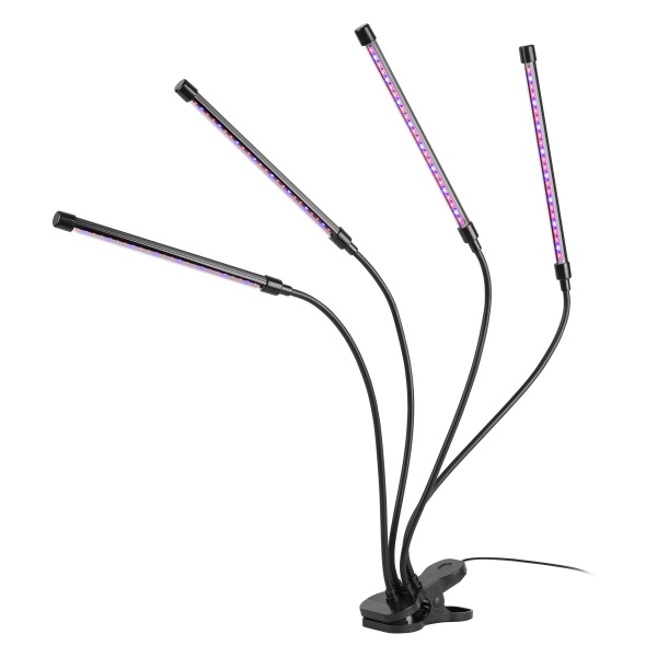 Светильник для растений на прищепке ЭРА FITO-40W-АLED-RB красно-синего спектра 40 Вт чёрный
