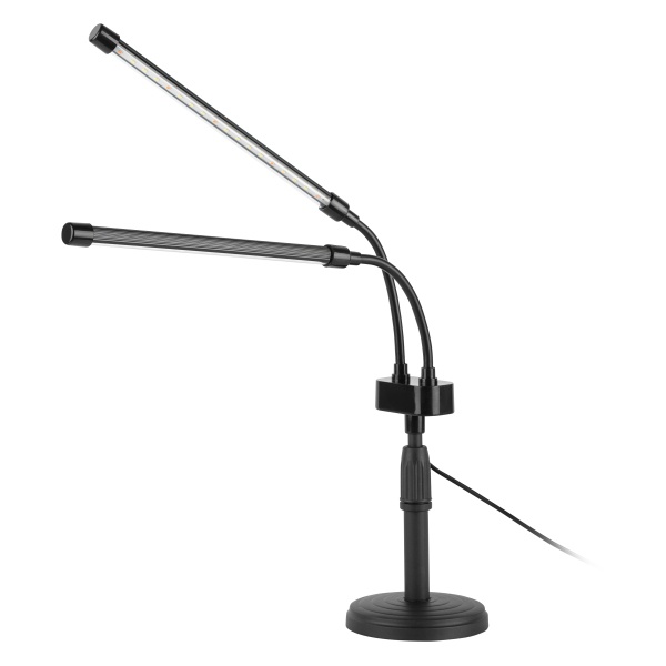 Настольный светильник для растений ЭРА FITO-20W-АLED-Ra-USB полного спектра 20 Вт черный