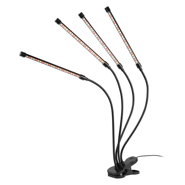 Светильник для растений на прищепке ЭРА FITO-40W-АLED-RaL полного спектра 40 Вт чёрный