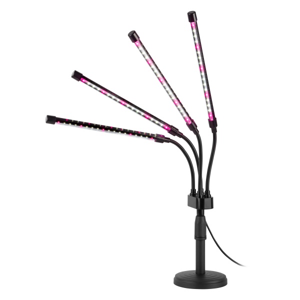 Настольный светильник для растений ЭРА FITO-40W-АLED-Ra-USB полного спектра 40 Вт черный