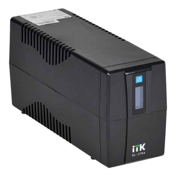 Источник бесперебойного питания ITK ELECTRA ET 800ВА/480Вт с АКБ 1х9Ач USB Schuko