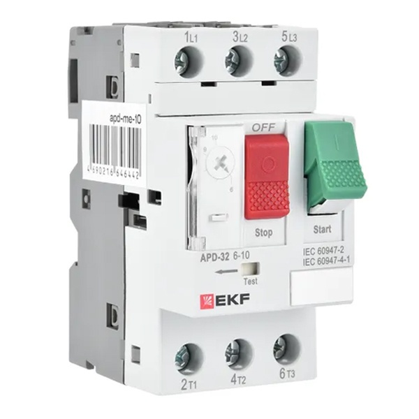Автомат пуска двигателя EKF АПД-32 0,63-1,0А (New) (автомат защиты двигателя)