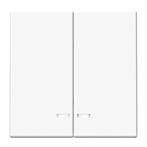 Двухклавишный выключатель с подсветкой SE ArtGallery 10А быстрозажимные клеммы белый